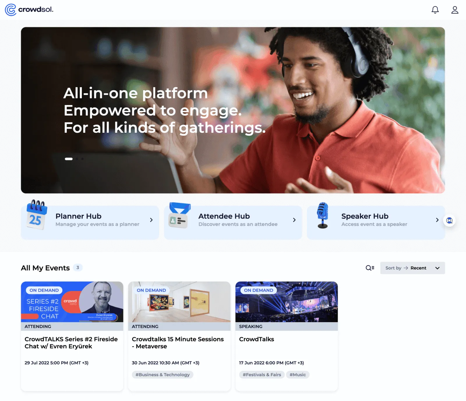 Crowdsol Event Service
